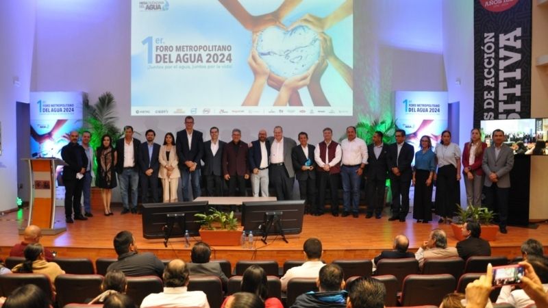 Participa secretario de Recursos Hidráulicos en 1er Foro Metropolitano del Agua 2024