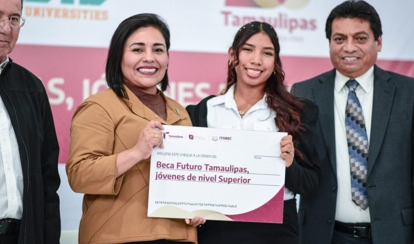 Impulsa beca Futuro Tamaulipas la educación superior en Tamaulipas