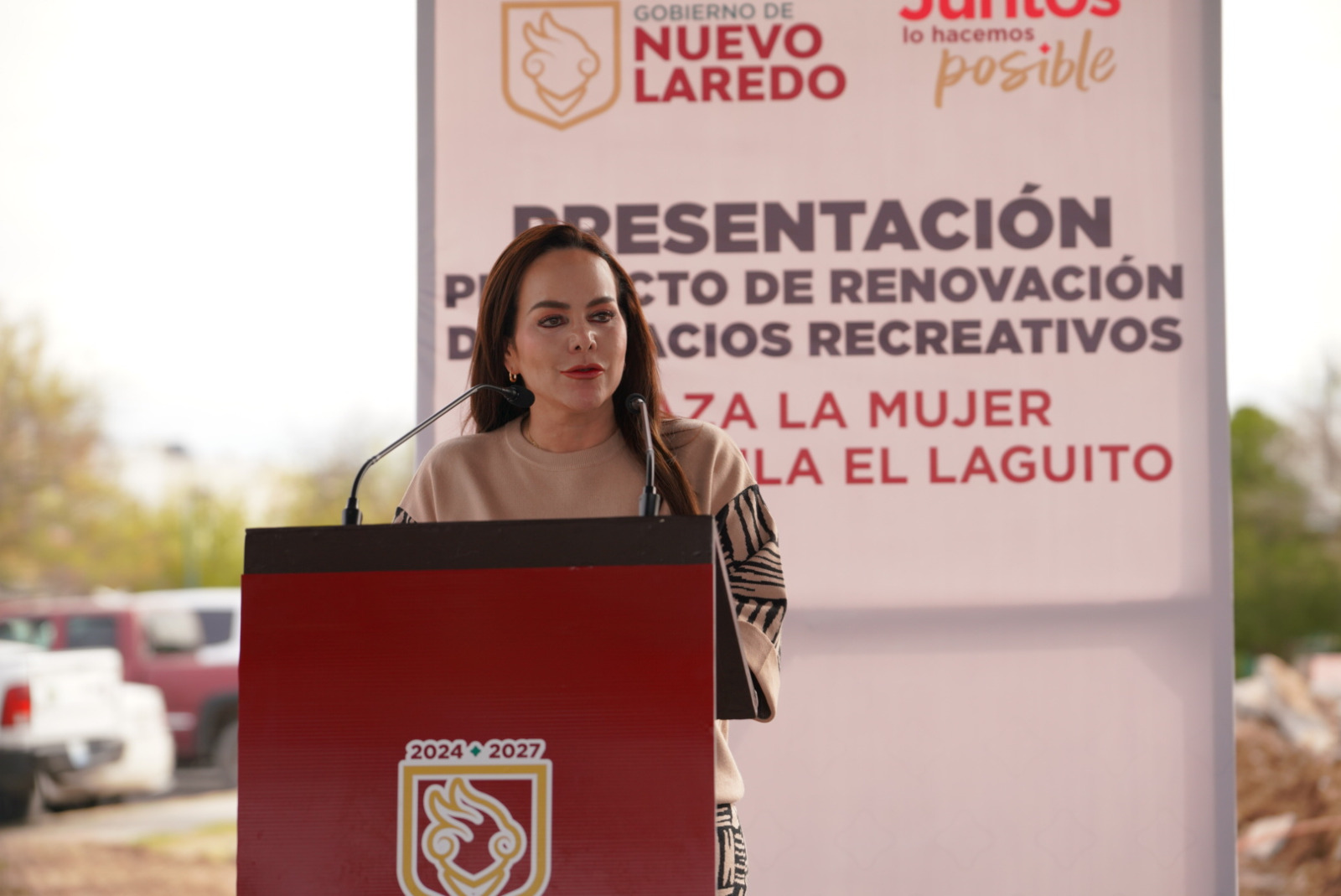 Presenta alcaldesa proyecto de transformación de la Plaza de la Mujer y península El Laguito