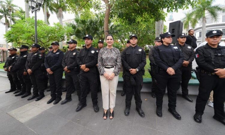 Reconoce Mónica Villarreal a la Guardia Estatal en la construcción de la paz en Tamaulipas