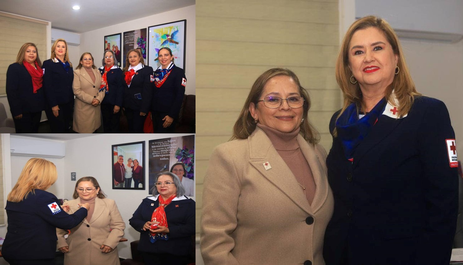 Distinguen a Rosy Luque de Martínez como “Dama Honoraria” de Cruz Roja Mexicana