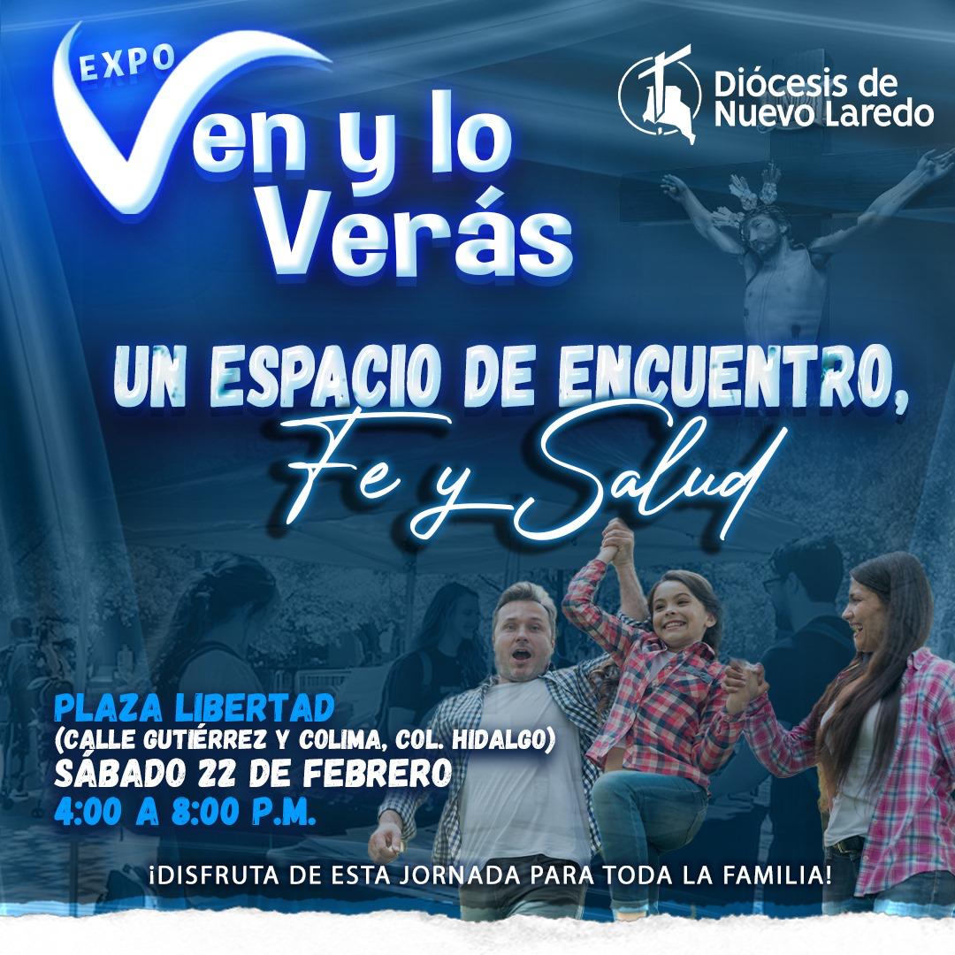 Organiza la Diócesis evento “Ven y lo Verás” el 22 de febrero